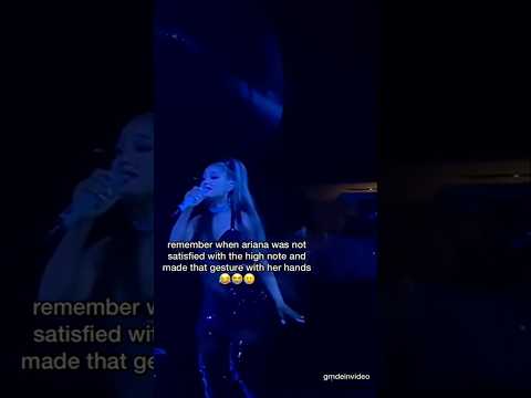 When Ariana Grande was not satisfied with her high note... #shorts #arianagrande #singer #viral #fyp