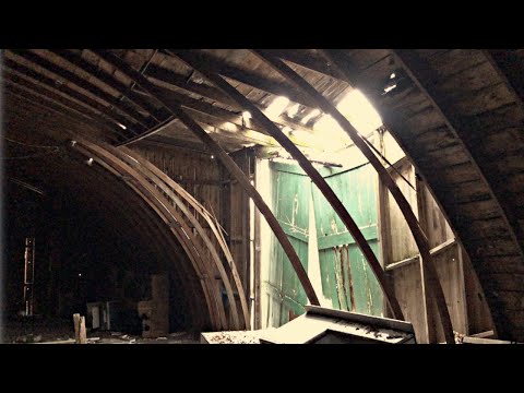 Old Abandoned Barn during Snowfall - 1800's Horse Drawn Sleigh Found!