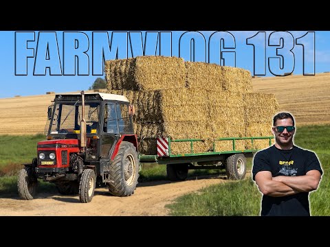 FARMVlog #131 - Odvoz hranatých balíků | ZETOR 7711