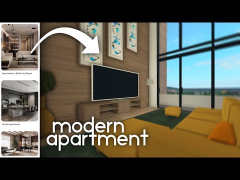 Decorating My Modern Apartment Complex in Bloxburg