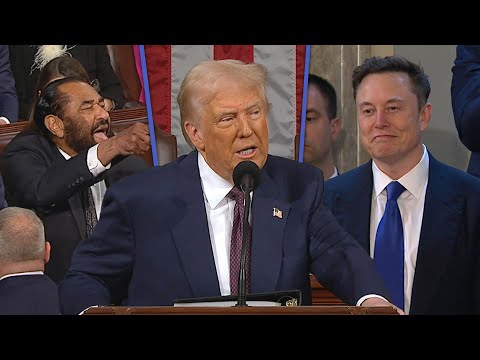 Trump Addresses Congress: Dems Boo Elon Musk, Congressman Ejected From Chamber