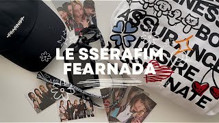 LE SSERAFIM FEARNADA Merch Unboxing