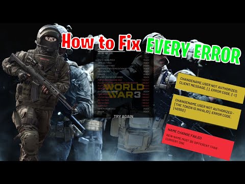 How to Fix ALL ERRORS In World War 3 Open Beta [Testing Comments] [Fetching Data|Name Changing|151]