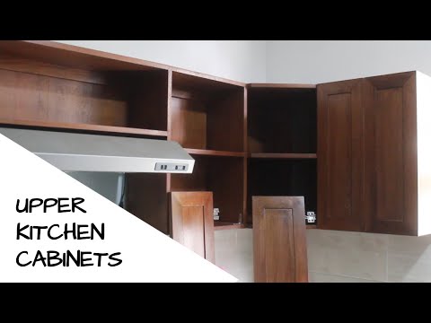 How to Make Upper Kitchen Cabinets | L - Shaped Cabinet