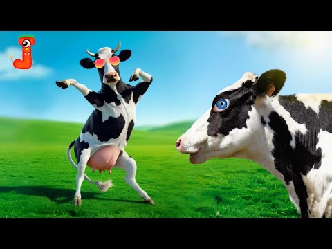 FUNNY COW DANCE 11│Cow Song & Cow Videos 2024 (Official) | funny dancing cow | gay | गाय डांसिंग