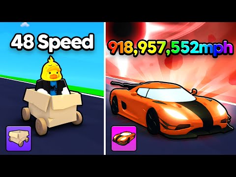 I Spent $48,553 for FASTEST SUPER CAR and Drove 918,957,552mph in Roblox!