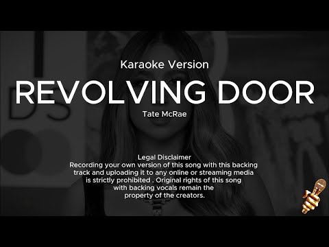 Tate McRae - Revolving door (Karaoke Version)