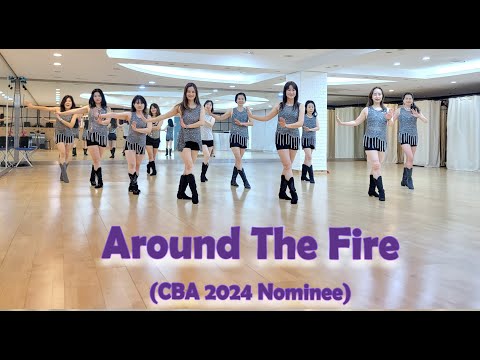 CBA 2024 NOMINEE, AROUND THE FIRE - INTERMEDIATE LINEDANCE (Sala, Durand, Bailey & Richard)