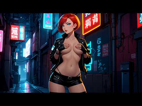 Waifu Vibes In Night City | Chill Cyberwave Beats - for gaming, work, & relax