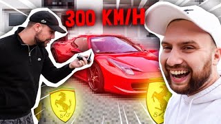 J' EMMENE VALOUZZ EN FERRARI 458 ( 570Ch) SUR L'AUTOBAHN... #1