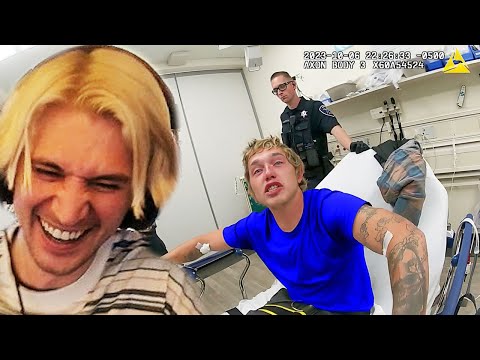 Drunkest Man in Police History Terrorizes Entire Night Shift | xQc Reacts