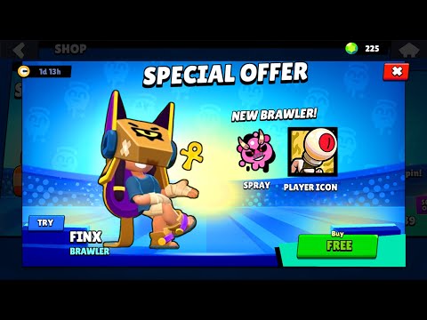 😱OMG!!! 😍FINX IS HERE🔥 PRO PASS & PRO SKIN🎁 BRAWL STARS REWARDS✅