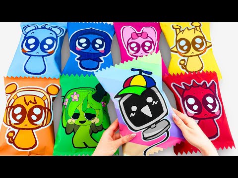 🌈Paper DIY🌈 Cute INCREDIBOX SPRUNKI Candy Blind Bag Unboxing | ASMR | How to make Sprunki Blind Bag