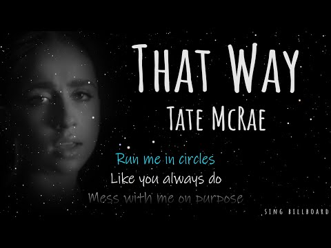 Tate McRae - That Way (Realtime Lyrics)