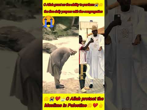 O🤲Allah😭grant us the ability to perform the five daily🕋prayers African boy beautiful reactions#short