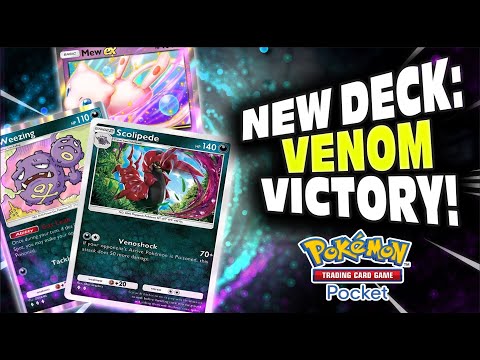 This NEW Scolipede + Weezing POISON DECK is INSANE! - Pokemon Pocket