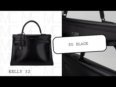 The Rarest Hermès Kelly? A Look at the Stunning Kelly 32 So Black • MIGHTYCHIC •