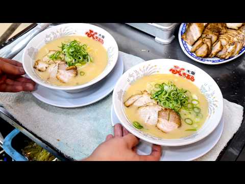 Delicious ramen! tonkotsu ramen shop that sells 350 bowls of ramen every day