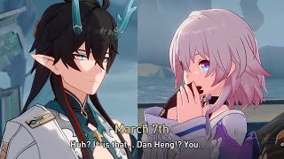 March 7th Meets Dan Heng Imbibitor Lunae | Topclouded Towerthrust Honkai Star Rail 1.2