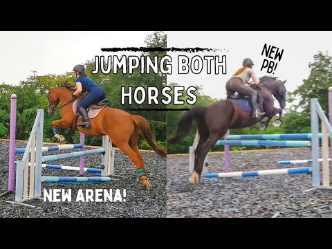 FIRST JUMP IN NEW ARENA!  Including A Personal Best!