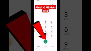 Airtel Free Data 2024 | 5GB Data Free || Airte Free Data Code #shors #airtel #airtelfreedata