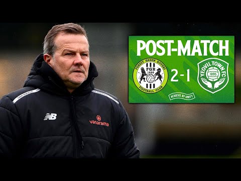 Post-Match | Mark Cooper | Forest Green Rovers