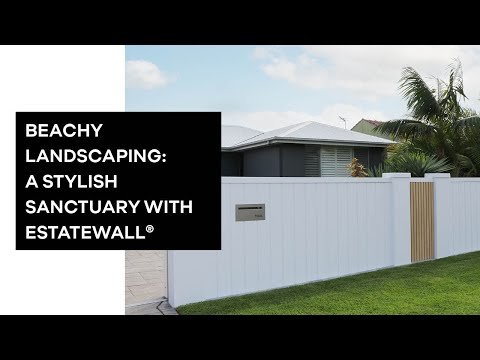 Beachy Landscaping: A Stylish Sanctuary with EstateWall®️