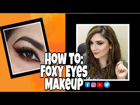 How to lift your Eyes without any surgery: Foxy Smokey Look