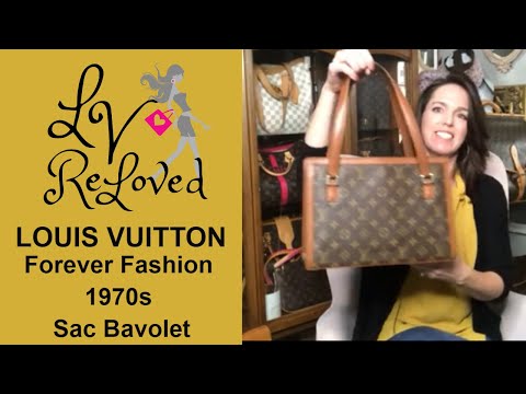 Louis Vuitton Vintage 70s Sac Bavolet Classic, Forever LV Fashion