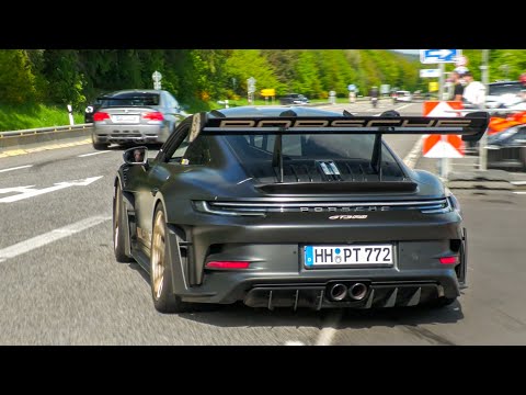 Cars Leaving Nürburgring Tankstelle - M2 Drift, Lancer EVO, RC-F, M5 E60 EISENMANN, 992 GT3RS..