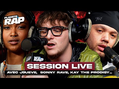 Session Live avec J9ueve,  Sonny Rave, Kay The Prodigy, Malo, Khali, DMS, La Kadrilla... #PlanèteRap