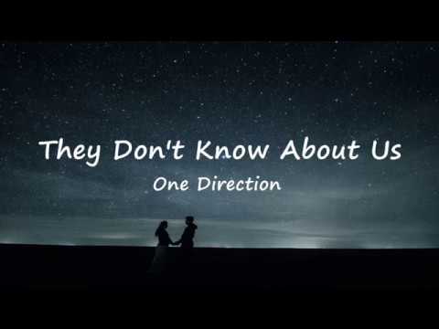 They Don't know About Us - One Direction (Lyric Video)