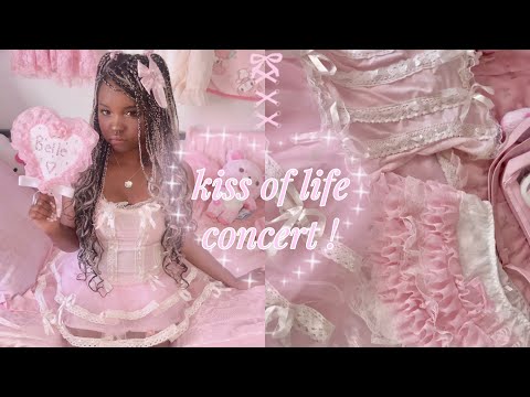 grwm to see kiss of life / concert vlog 🎵🎀