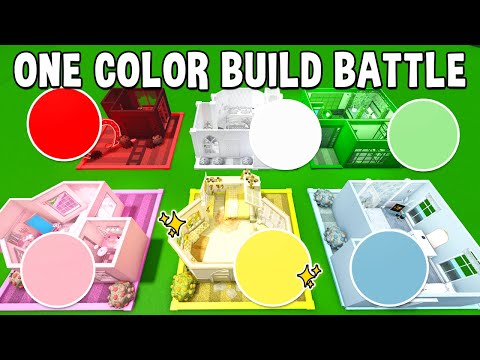 MEGA One Color Bedroom Build-Off CHALLENGE!