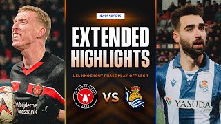 Midtjylland vs. Real Sociedad: Extended Highlights | UEL Knockout Phase Play-off Leg 1 | CBS Sports