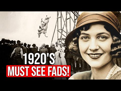 13 Weird Fads From The 1920's You Must See!