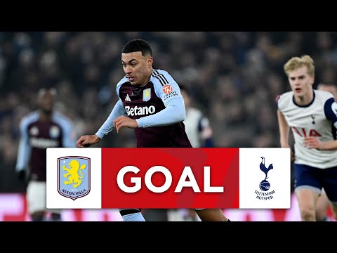 GOAL | Morgan Rogers | Aston Villa 2-0 Tottenham Hotspur | Fourth Round | Emirates FA Cup 2024-25