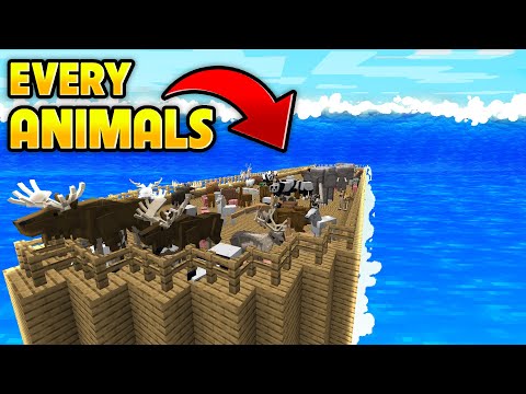 I Built NOAH'S ARK To Survive THE GREAT FLOOD In Minecraft 100 DAYS