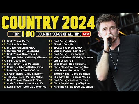 Country Music 2024 - Morgan Wallen, Luke Combs, Brett Young, Kane Brown, Luke Bryan, Chris Stapleton