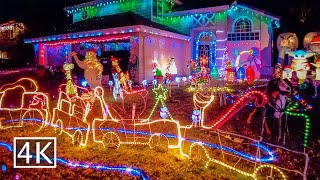 [4K] 🎄 Christmas Lights - Rocklin California