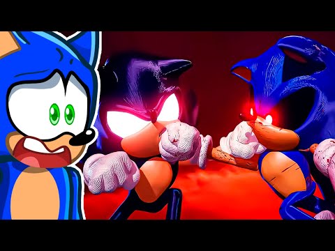 Reacting To DARK SONIC vs SONIC.EXE Fight Animation