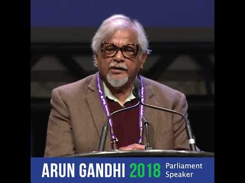 Arun Gandhi on Fear | 2018 Parliament of the World's Religions