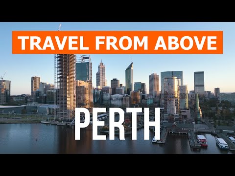 Perth from drone | 4k video | Australia, Perth from above