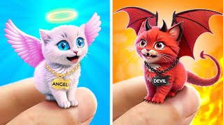 Bom vs. Mau 👼😈 Anjo vs. Diabo: Artesanatos e Gadgets para Momentos Relatáveis