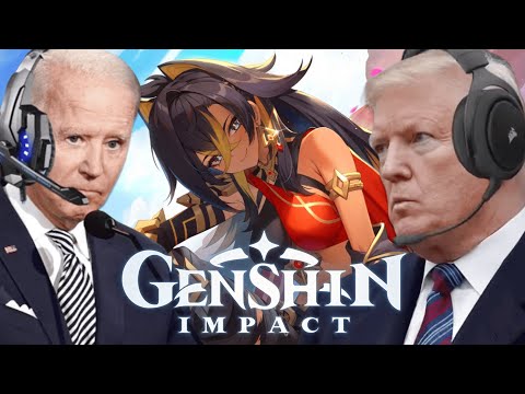 Trump and Biden plays Genshin Impact