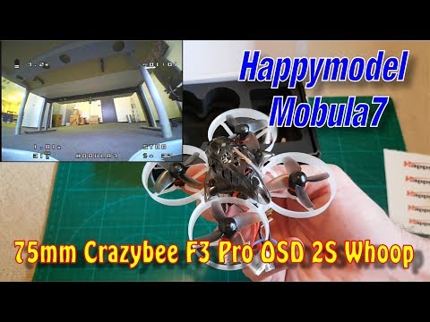 Happymodel Mobula7 75mm Crazybee F3 Pro OSD 2S Whoop