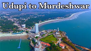 EP2: RoadTrip 2025 | Udupi to Murdeshwar | Shri Krishna Matha | Maravanthe Beach | Roving Couple