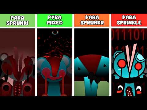 Incredibox Sprunki Parasite OG VS Parasite Pyramixed VS Parasite Sprunkr VS Parasite Sprinkle 🦠