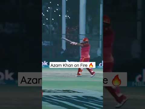 Azam Khan Batting today 🔥 | Hbl Psl 08 #viral #azamkhanbatting #shorts #circketshorts #psl8shorts