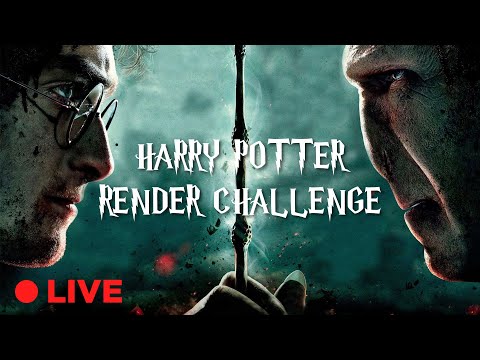 Harry Potter | Render Challenge 🔴 LIVE